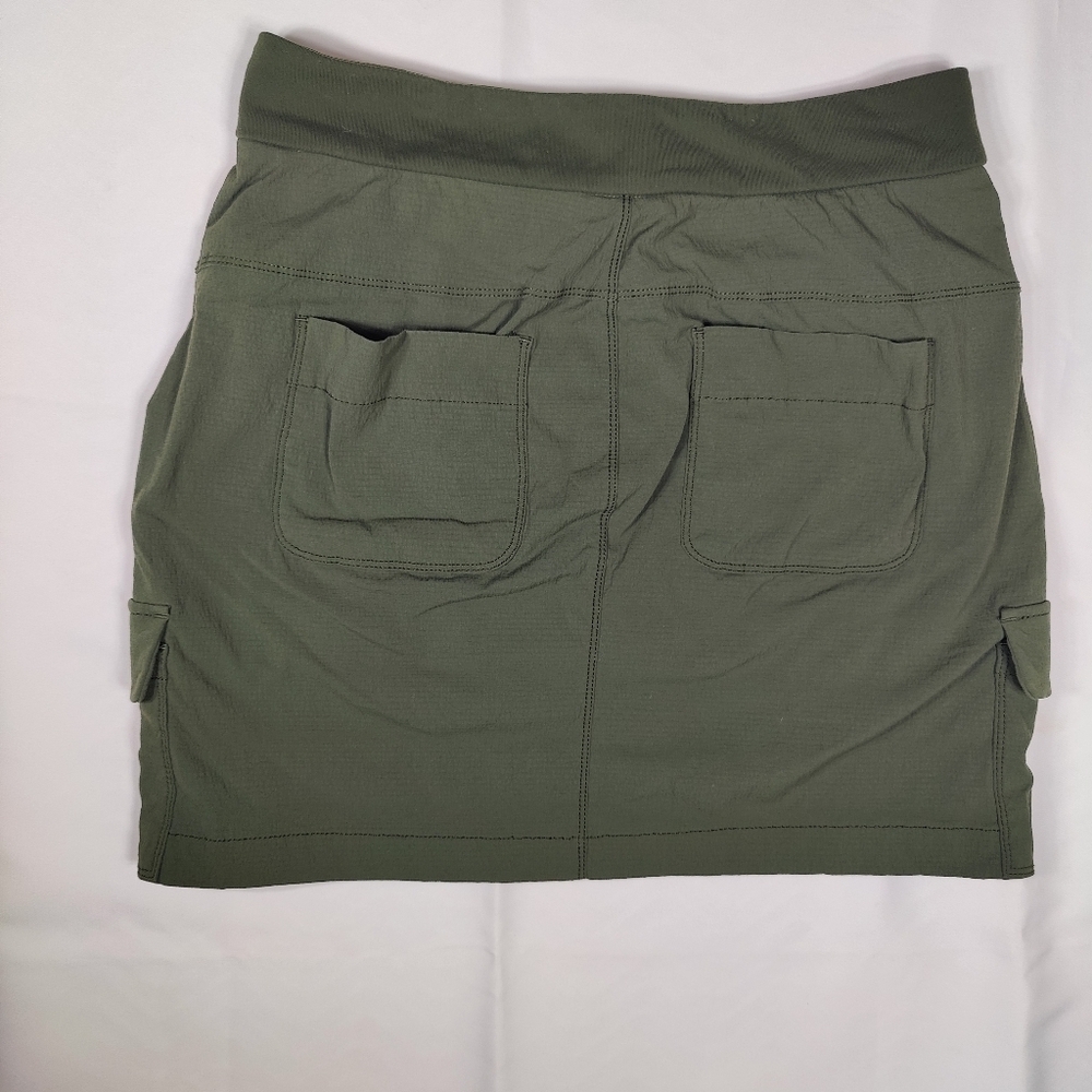 Athleta Trekkie Skort Skirt Olive Khaki Green Size 4 Tennis Athleisure Outdoors - Picture 5 of 13